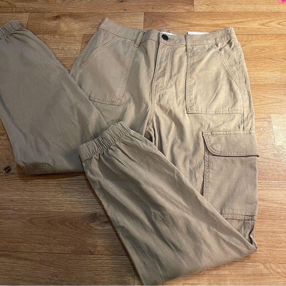 Y2K inspired utility cargo pants joggers